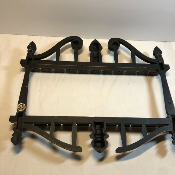 Vintage Faux Wood Collectable Spoon Holder , holds 20 Spoons - Picture 6 of 11